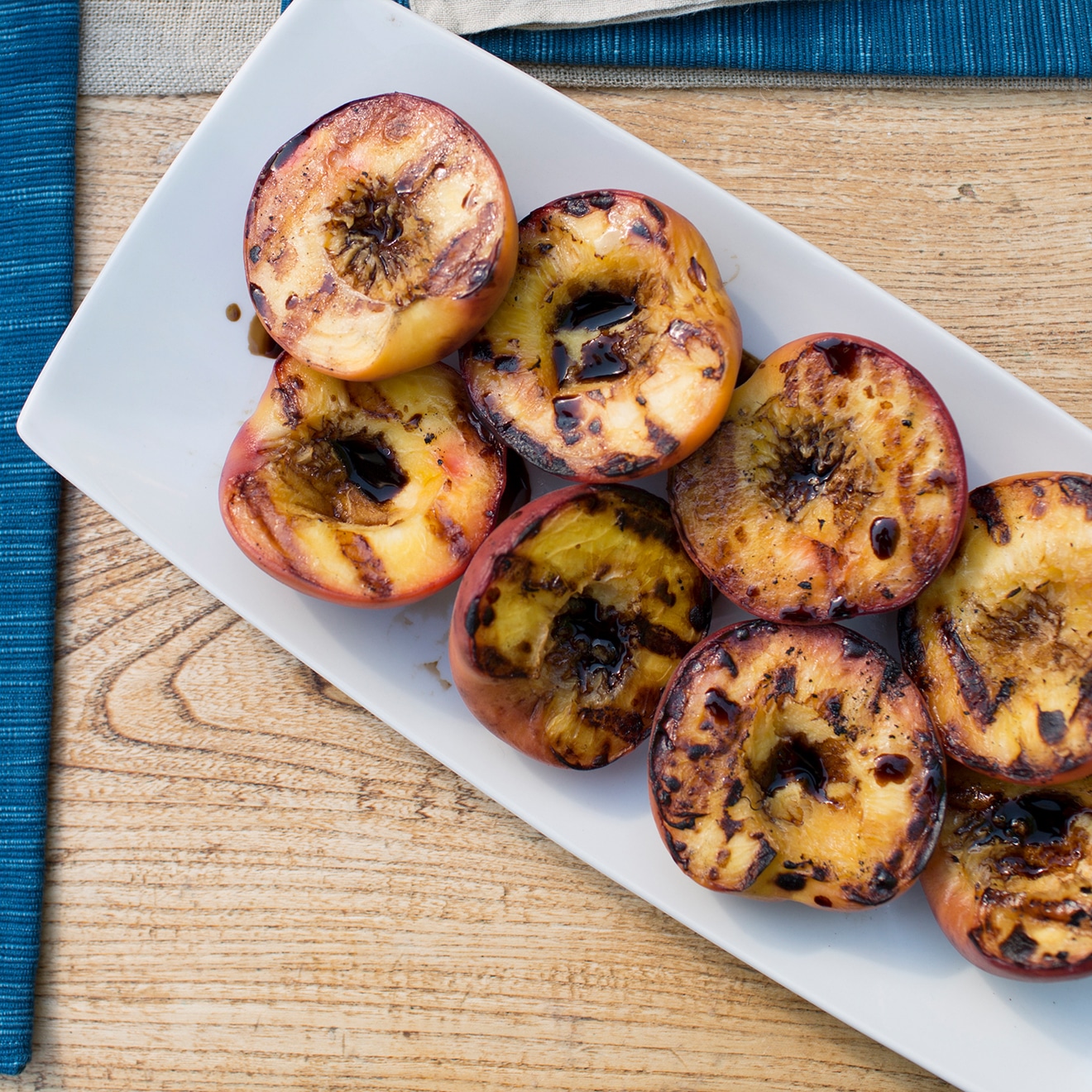 Grilled Balsamic Peaches - Bertolli