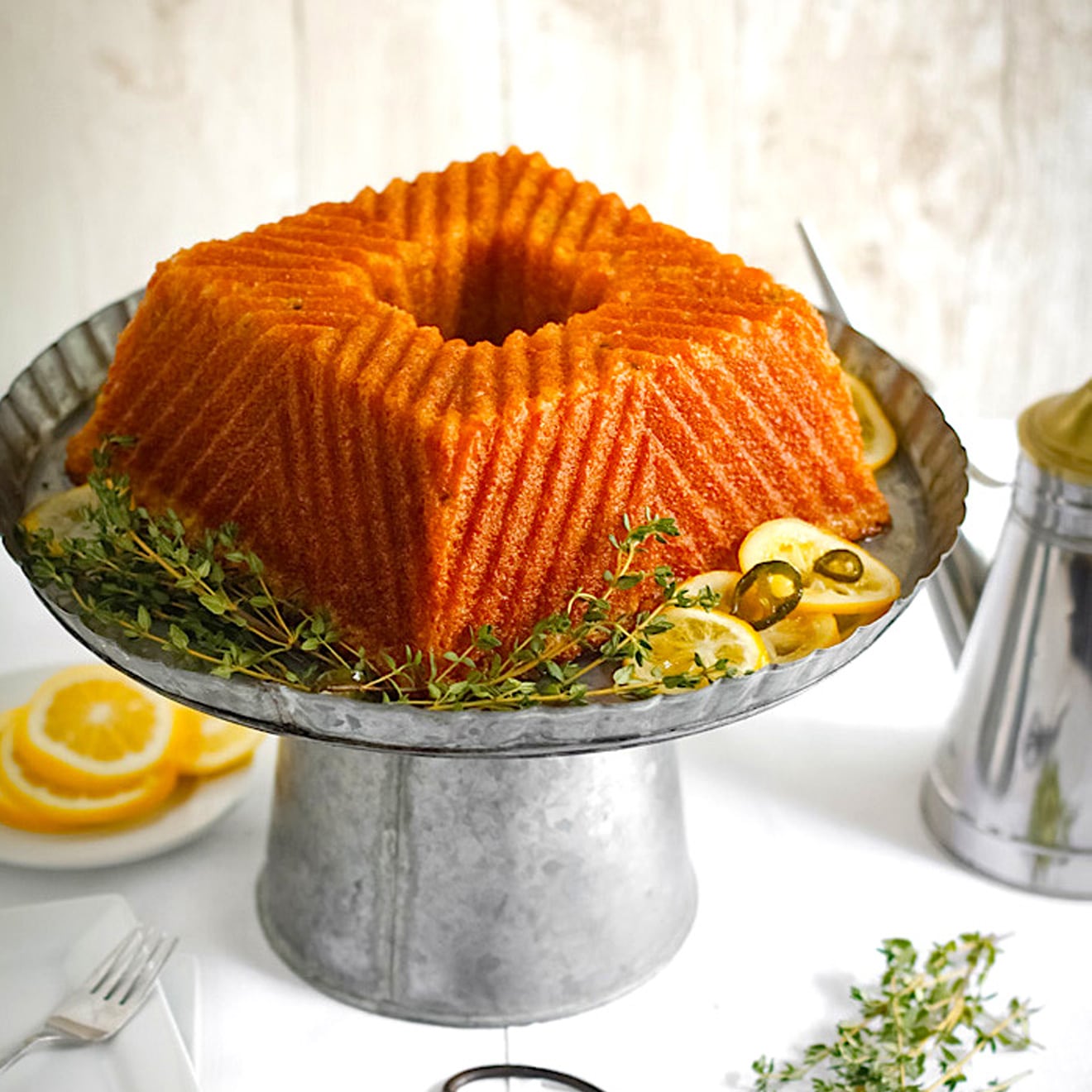 Olive Oil Jalapeno Cornmeal Cake - Bertolli