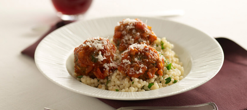 Baked Meatballs with Tomato Lime Sauce