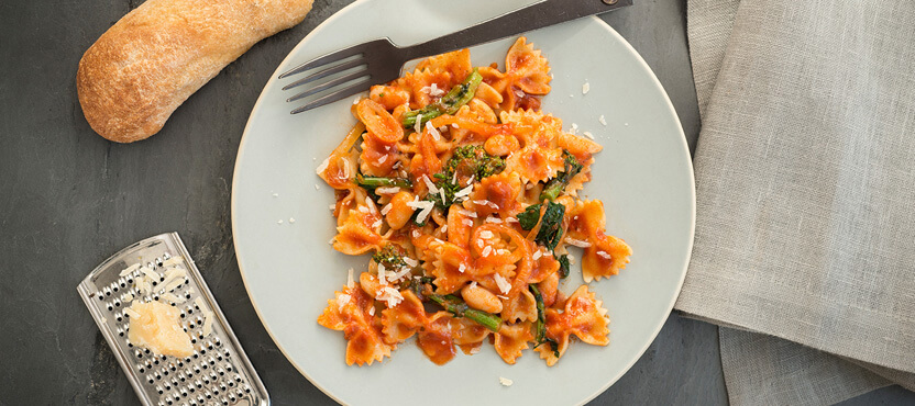 Bow Tie Pasta with Broccoli Rabe & Cannellini Beans