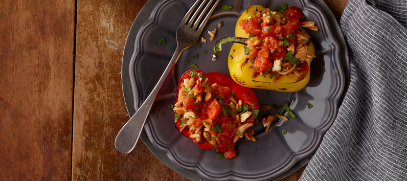 Grilled Mediterranean Stuffed Peppers
