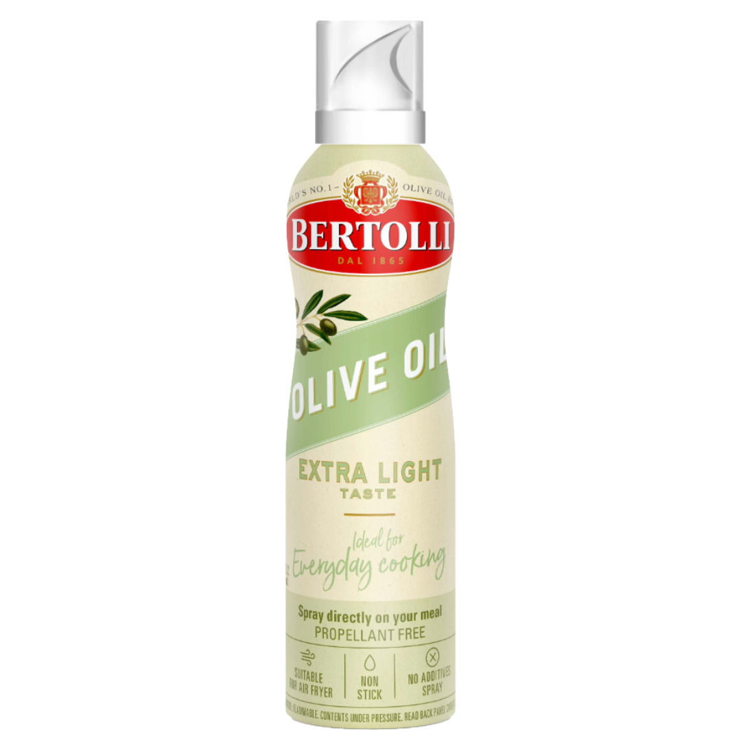 bertolli olive oil spray extra light taste