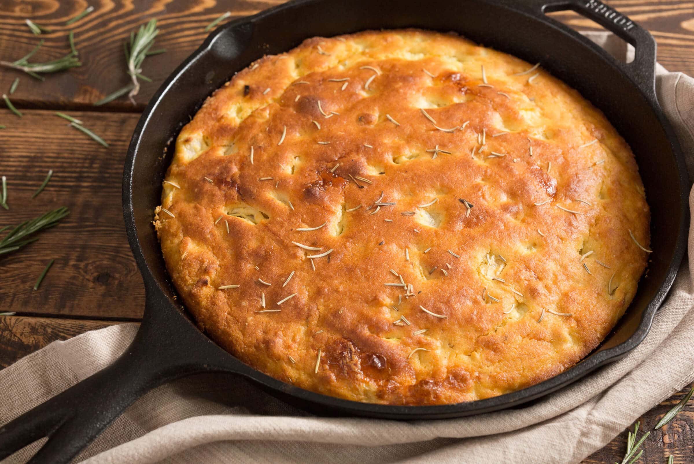 Cast Iron Skillet Cornbread - The Culinary Cellar