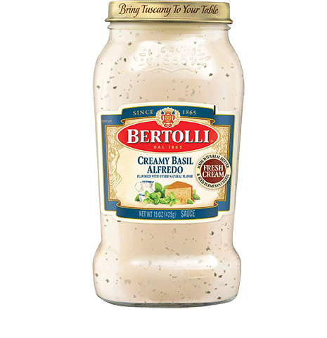 Bertolli Creamy Basil Alfredo with Aged Parmesan Cheese Sauce