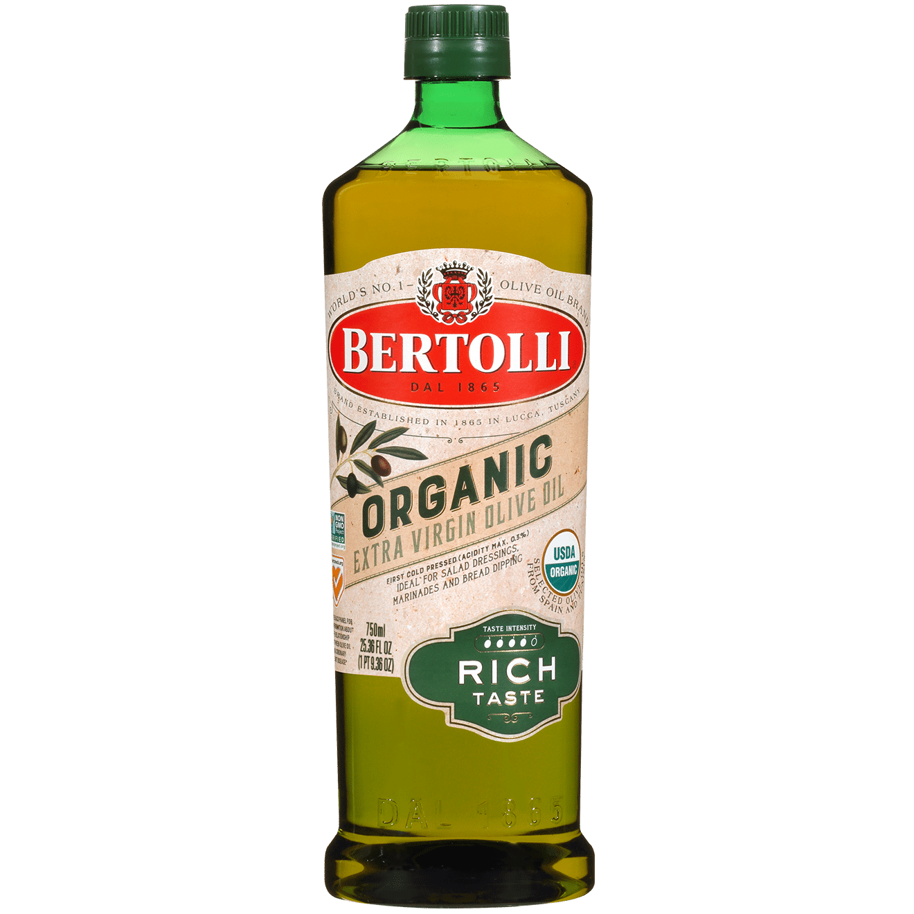 Bertolli® Organic Extra Virgin Olive Oil Rich Taste - Bertolli