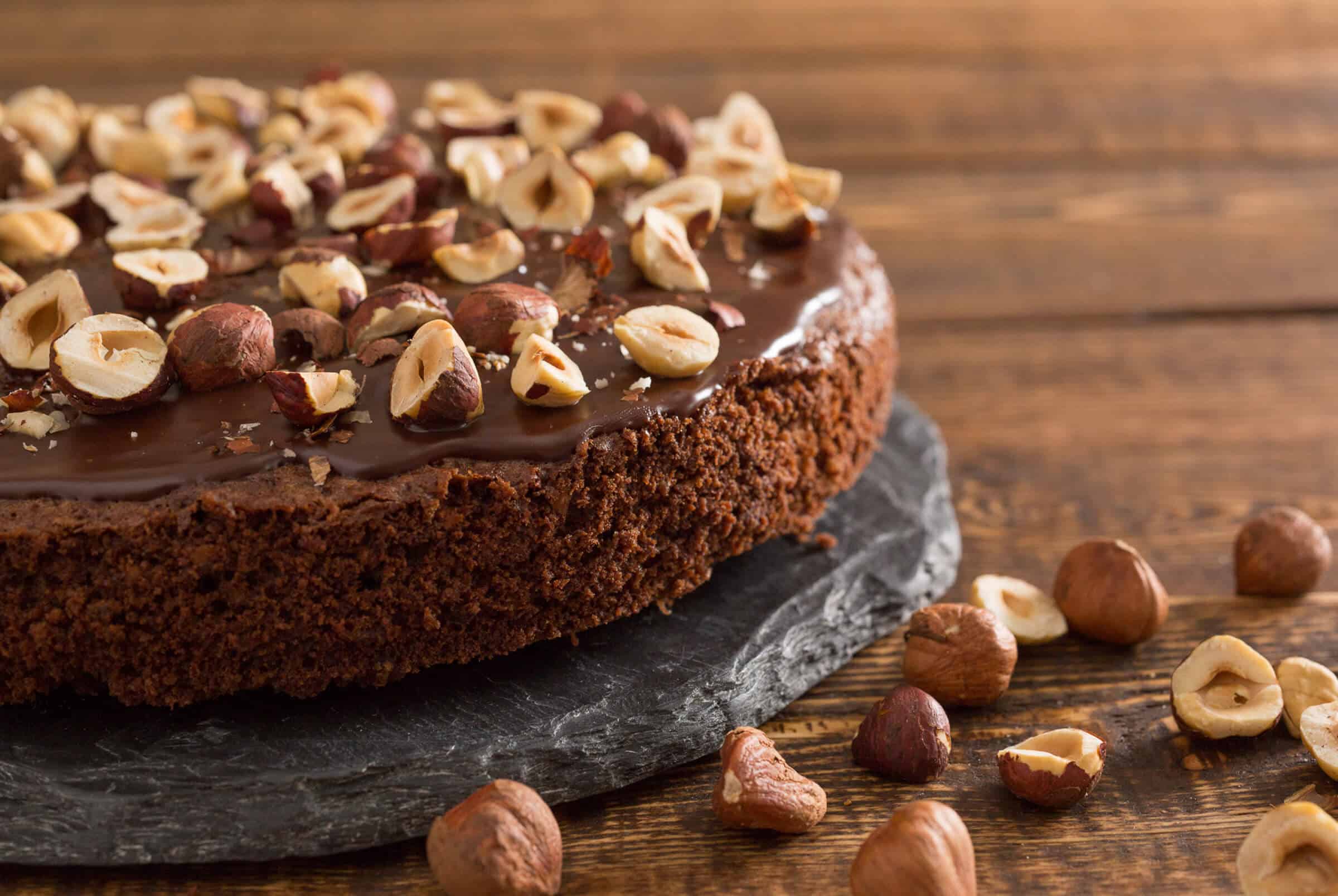 Olive Oil Chocolate Hazelnut Cake - Bertolli