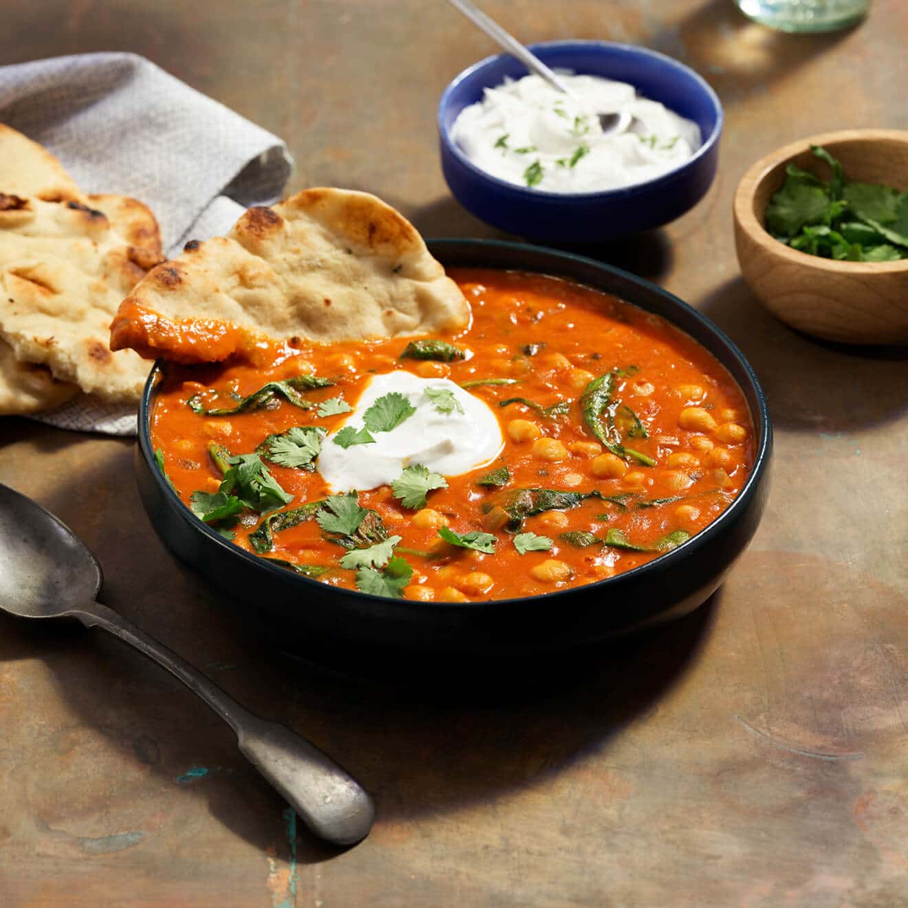 Chickpea, Spinach & Coconut Curry Bertolli