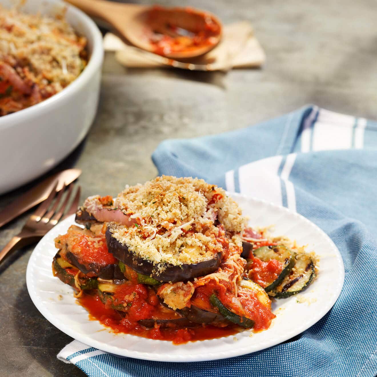 Crispy, Crunchy, Brown & Bubbly Veggie Parm - Bertolli