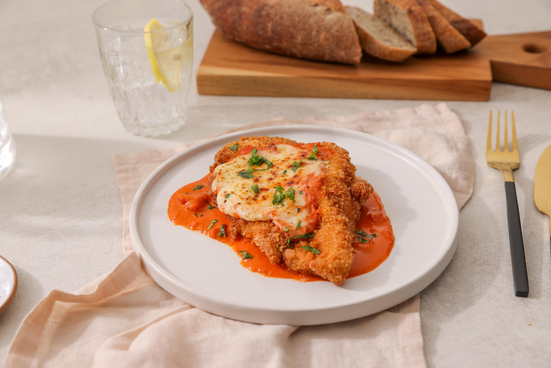 Air-Fried Vodka Chicken Parm