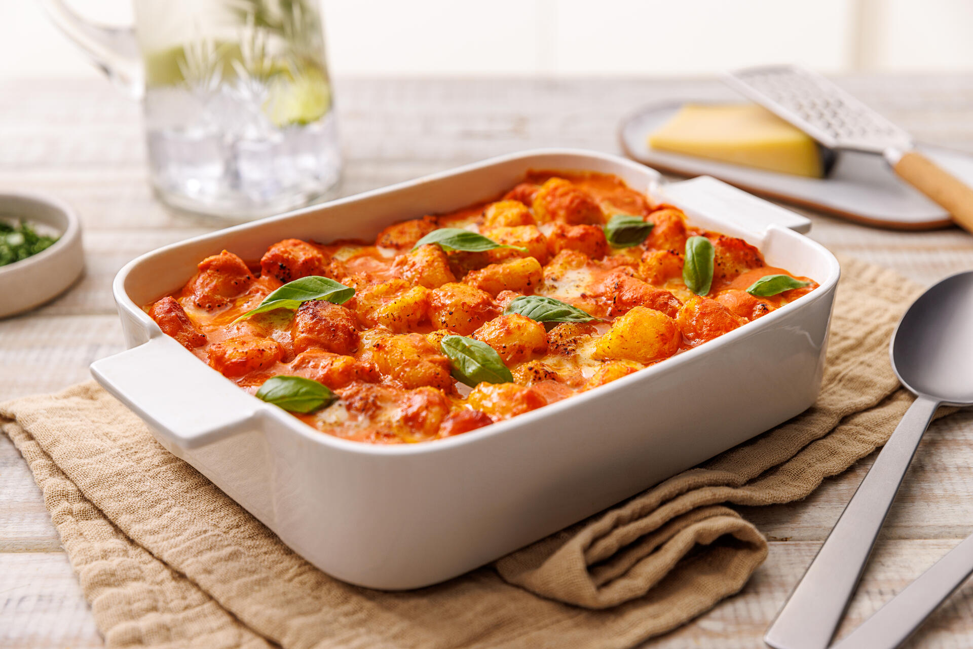 Bubbly Vodka Gnocchi Bake